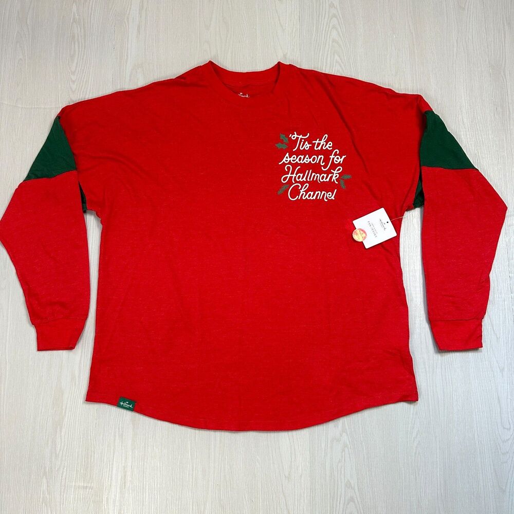 Hallmark Channel Men's XL 'Tiss The Season' Long Sleeve Christmas Sweatshirt